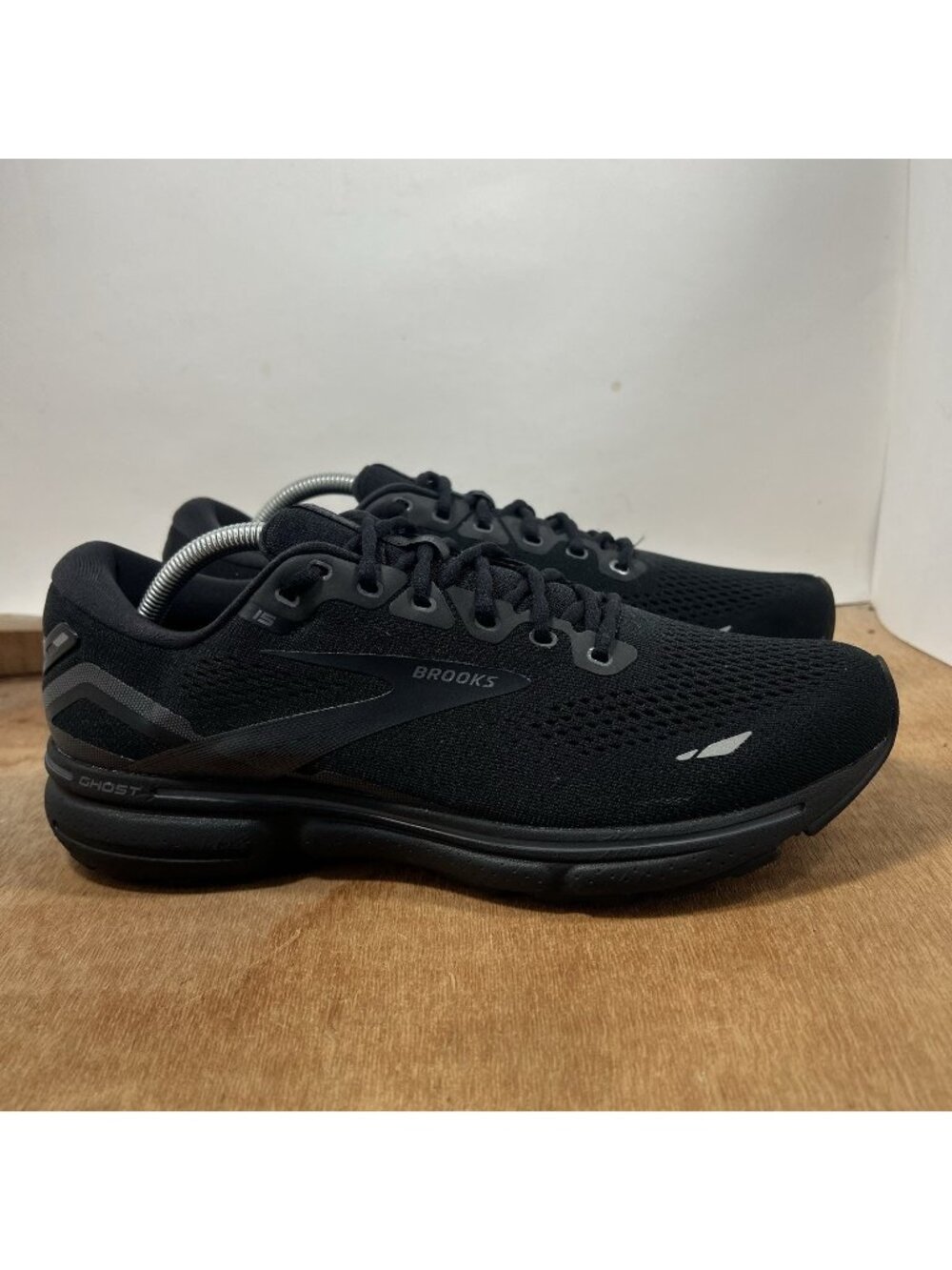 Brooks Ghost 15 Triple Black Men Size 10.5 Running Shoes
